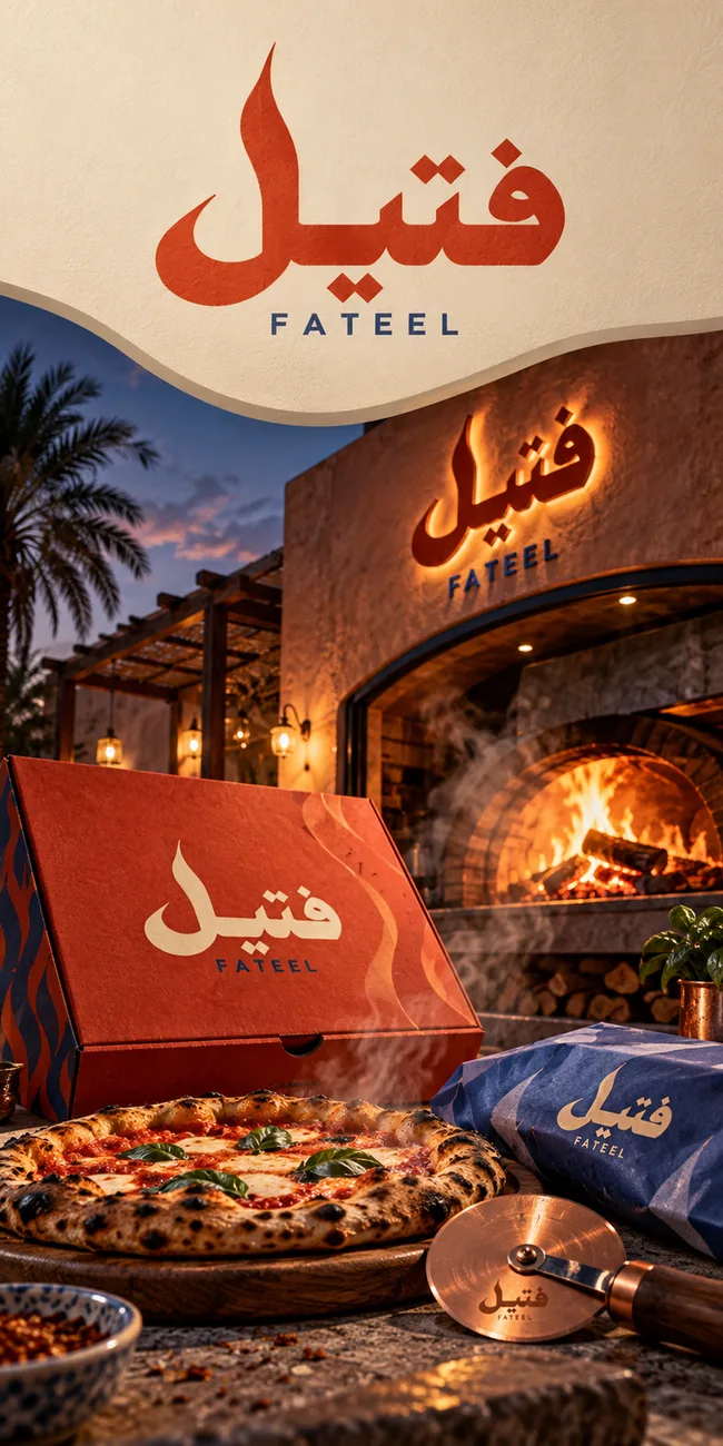 فتيل — بيتزا بالحطب