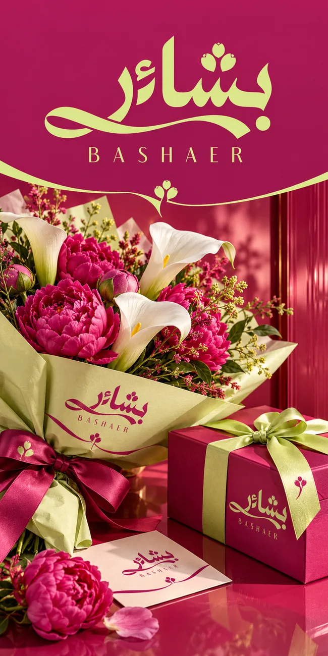بشائر — زهور وهدايا مناسبات