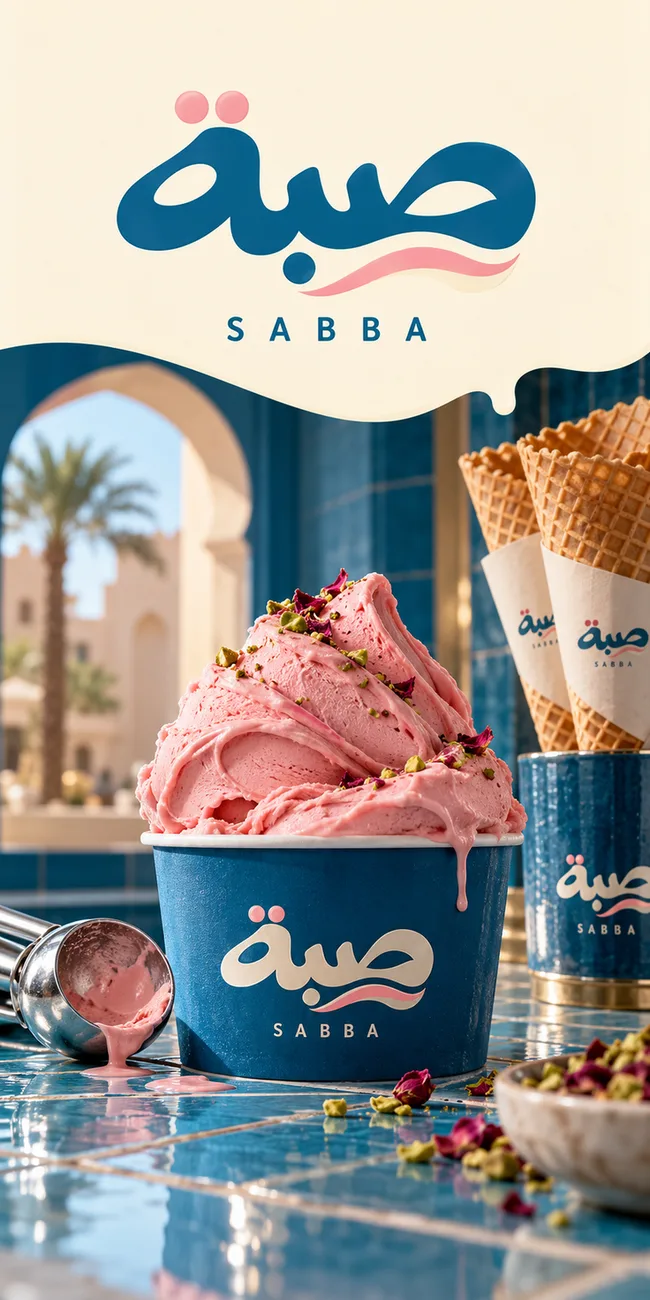 صبة — جيلاتو وحلويات باردة