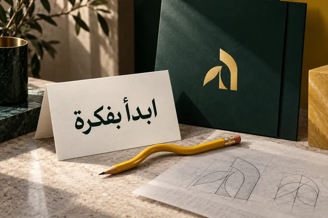 ابدأ بفكرة — تصور موجز الهوية
